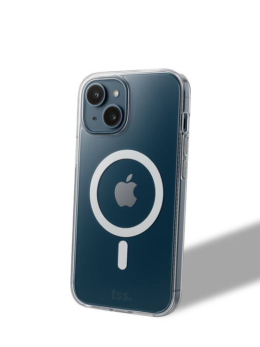 Transparent Anti Yellow Magsafe with IC Cases