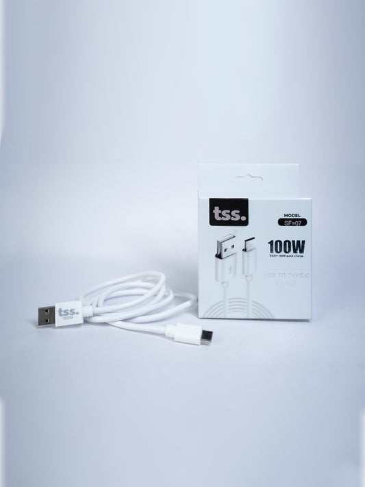 USB to Type C Cable 100W