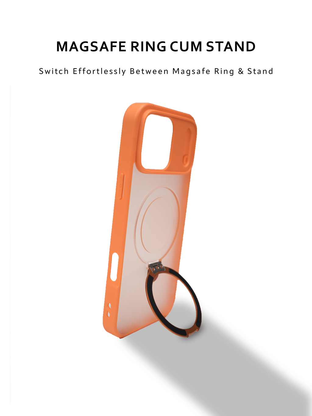 Translucent Armor Magsafe with Stand Cases