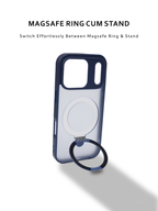 Translucent Armor Magsafe with Stand Cases
