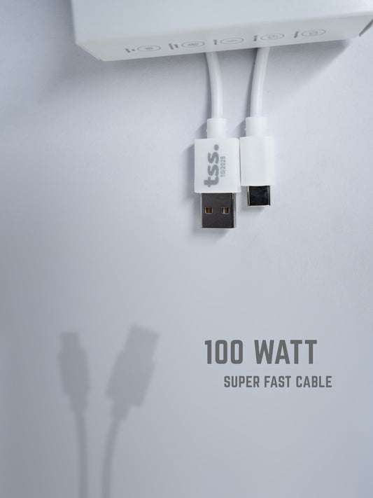 USB to Type C Cable 100W