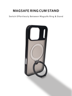 Translucent Armor Magsafe with Stand Cases