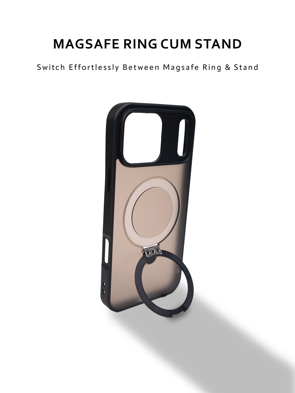 Translucent Armor Magsafe with Stand Cases