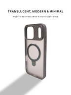 Translucent Armor Magsafe with Stand Cases