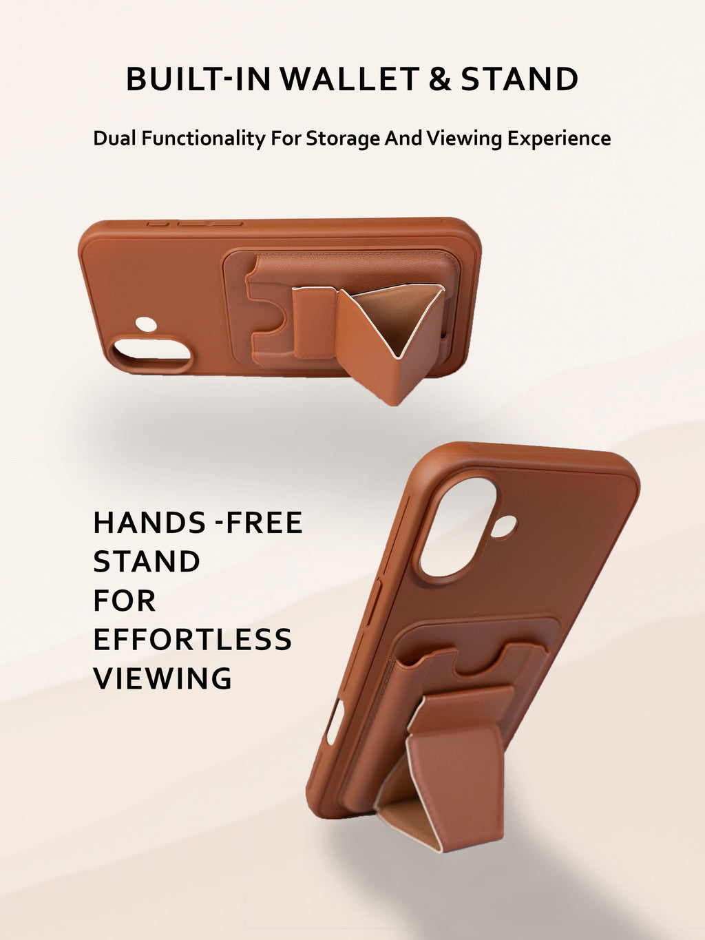 Leather Stand Case