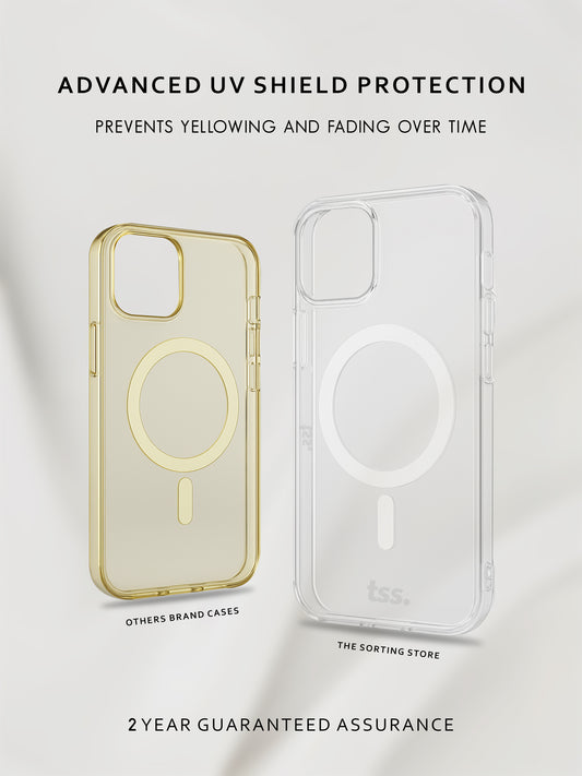 Transparent Anti Yellow Magsafe with IC Cases