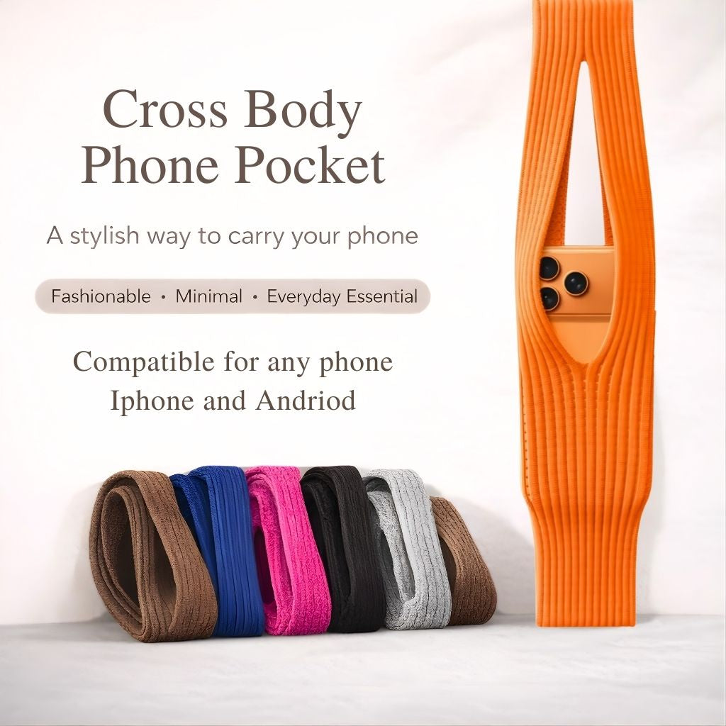 Cross Body iPhone Pocket – Stylish Hands-Free Phone Sling