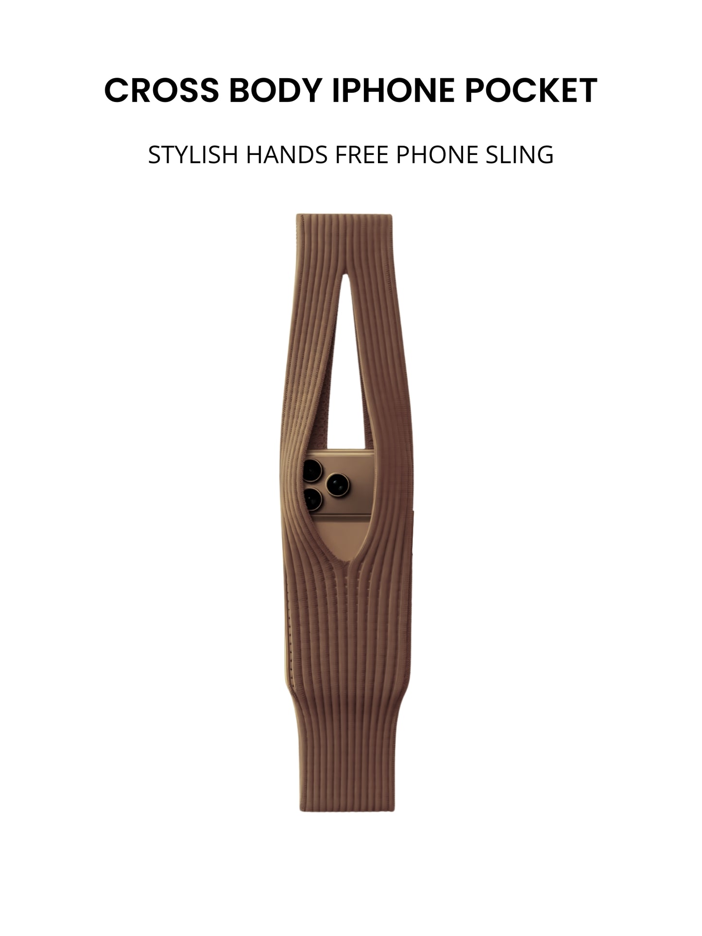 Cross Body Phone Pocket – Stylish Hands-Free Phone Sling