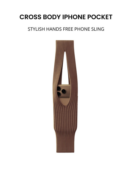 Cross Body Phone Pocket – Stylish Hands-Free Phone Sling