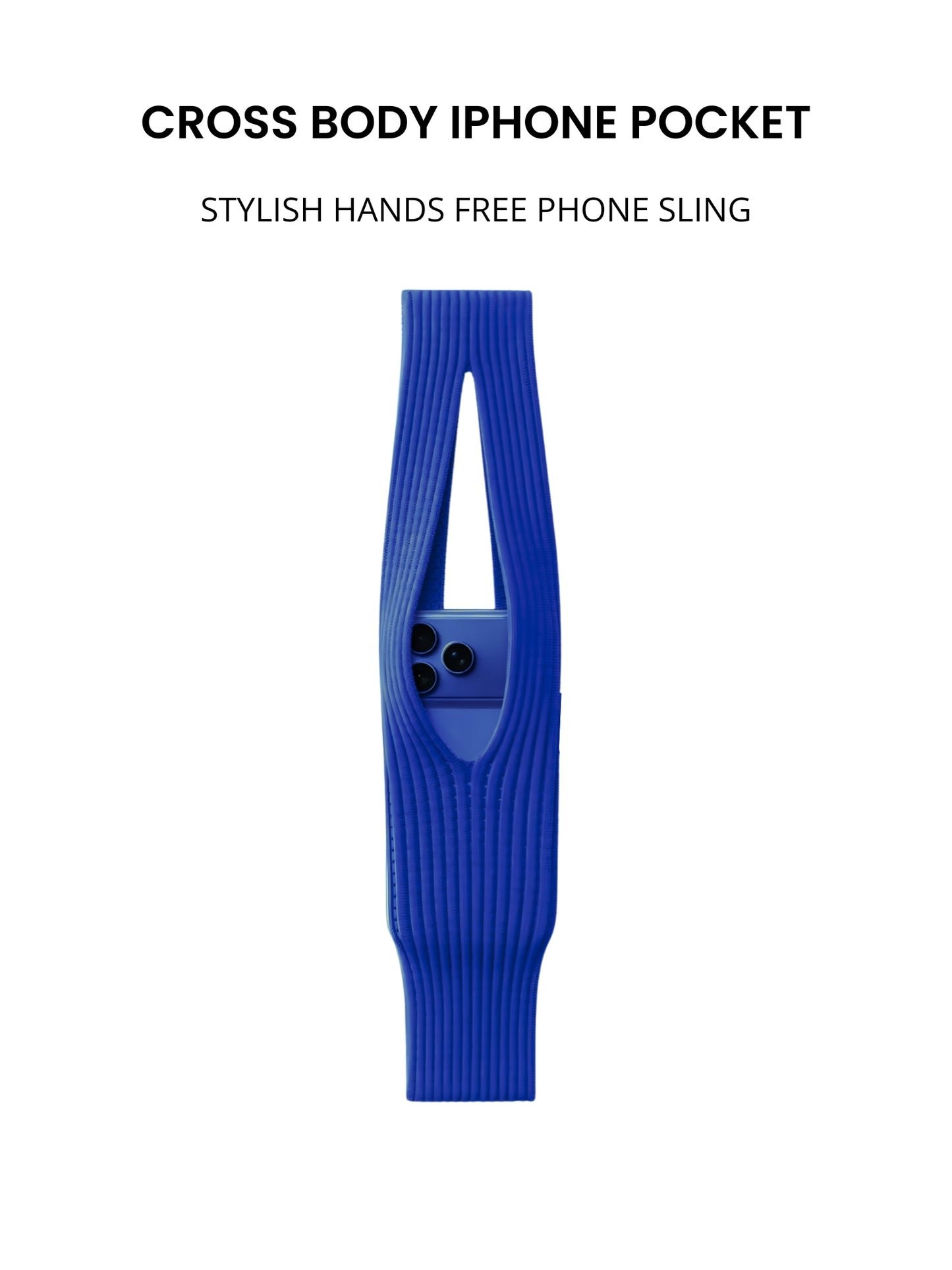 Cross Body Phone Pocket – Stylish Hands-Free Phone Sling