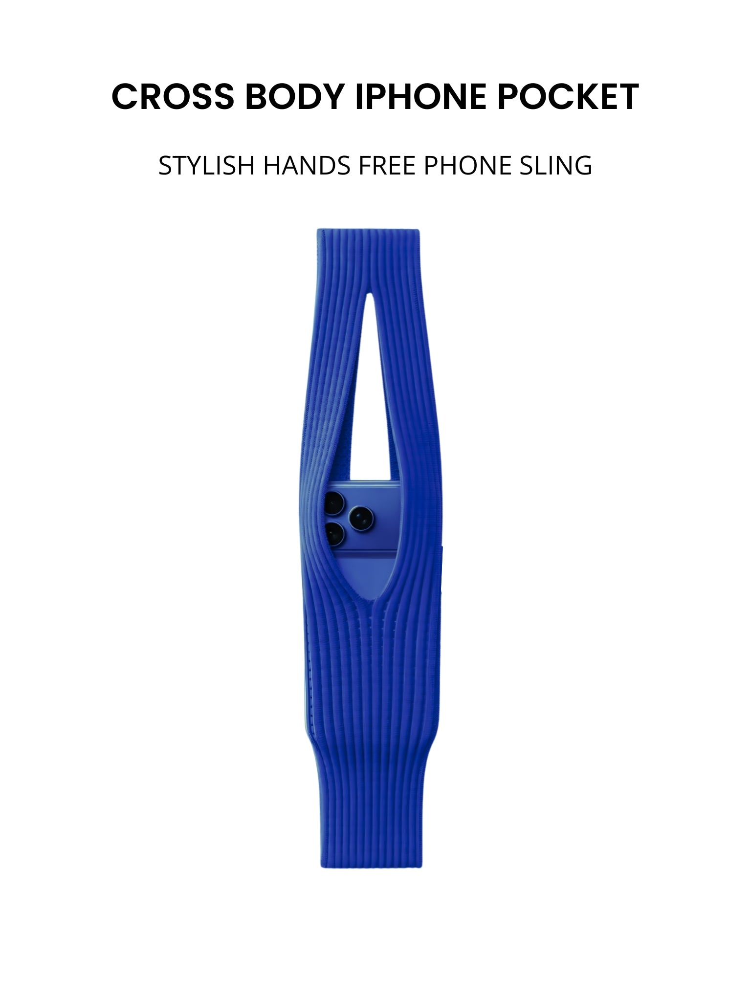 Cross Body iPhone Pocket – Stylish Hands-Free Phone Sling