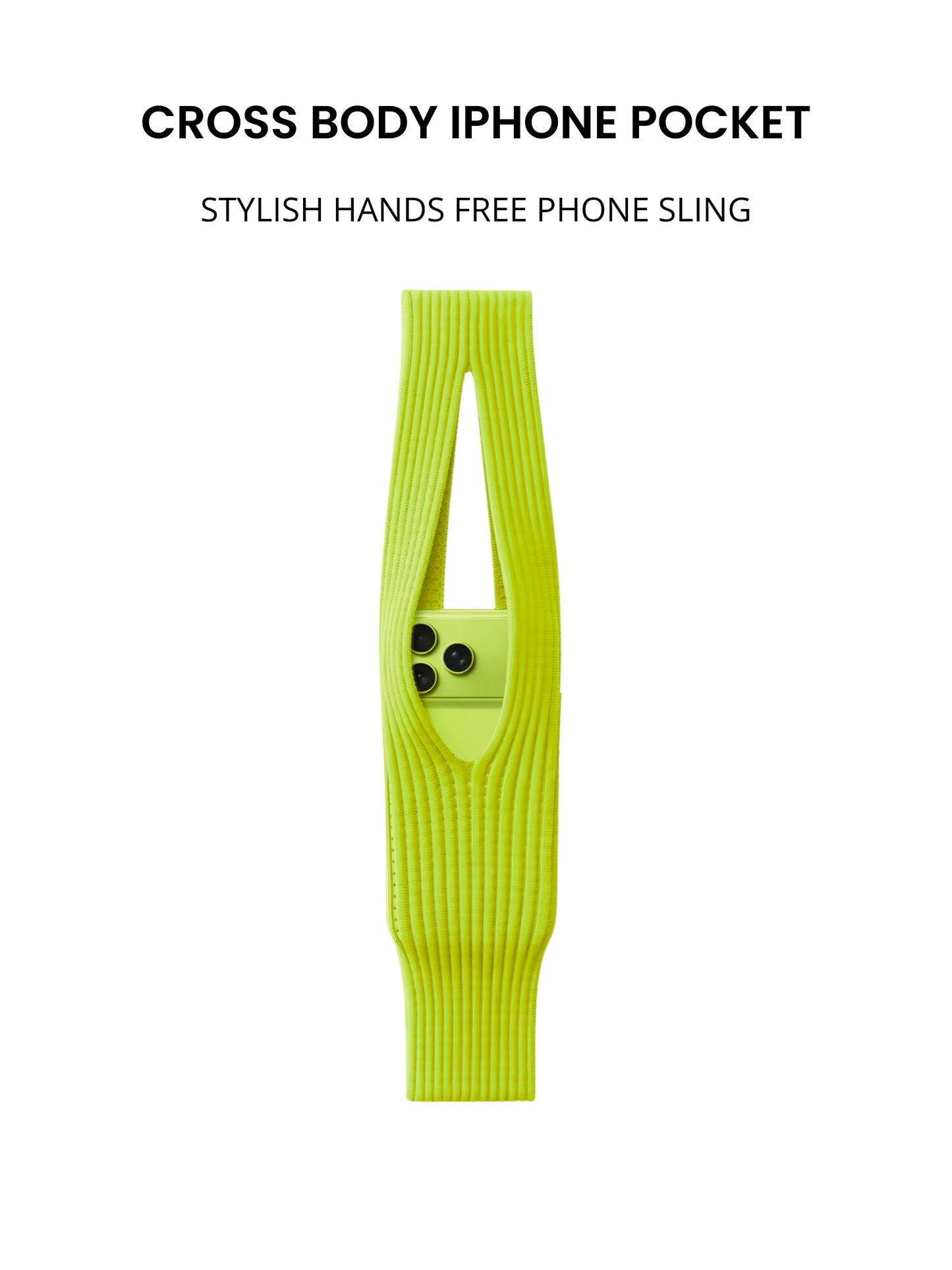 Cross Body Phone Pocket – Stylish Hands-Free Phone Sling