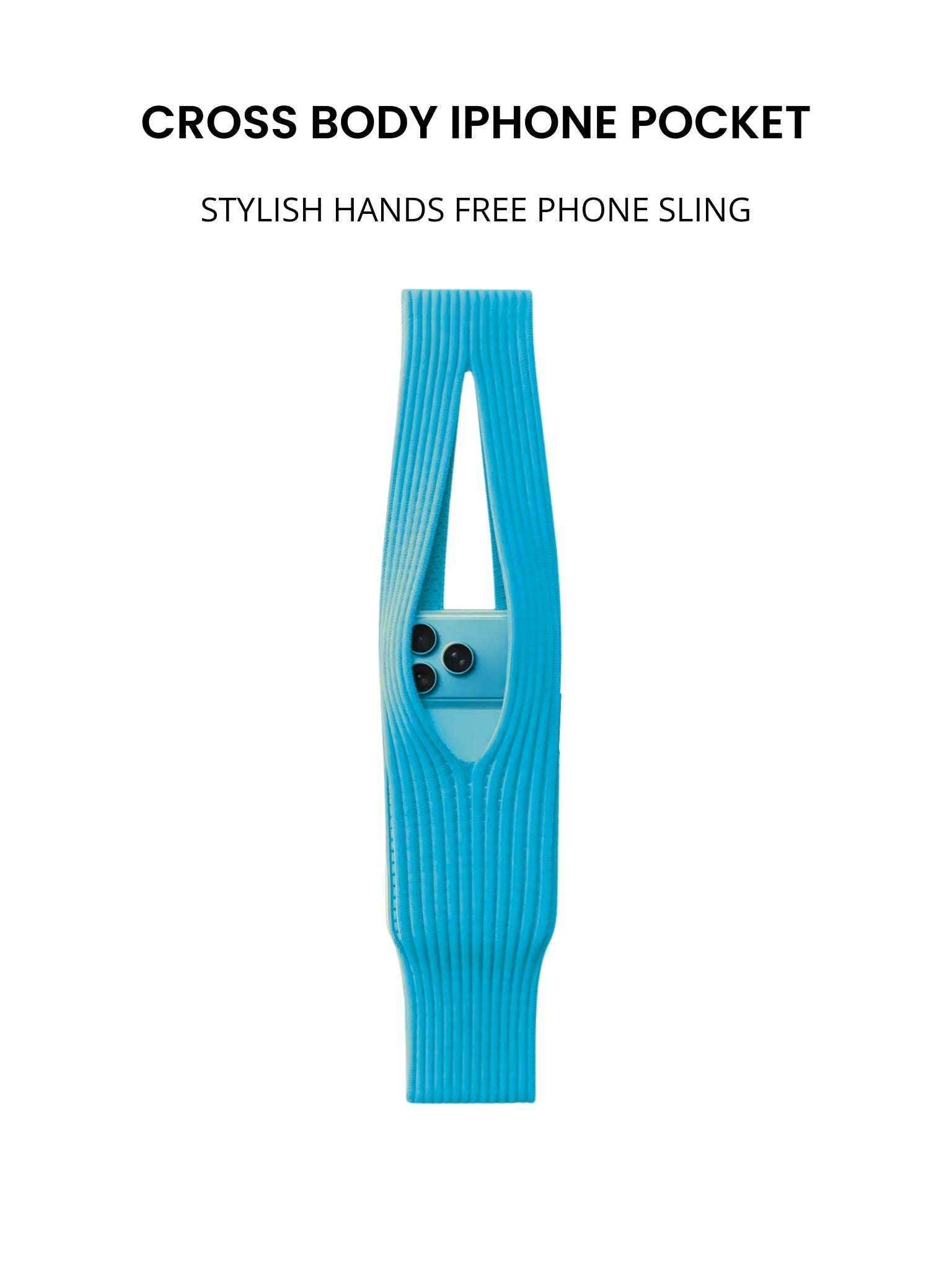 Cross Body iPhone Pocket – Stylish Hands-Free Phone Sling