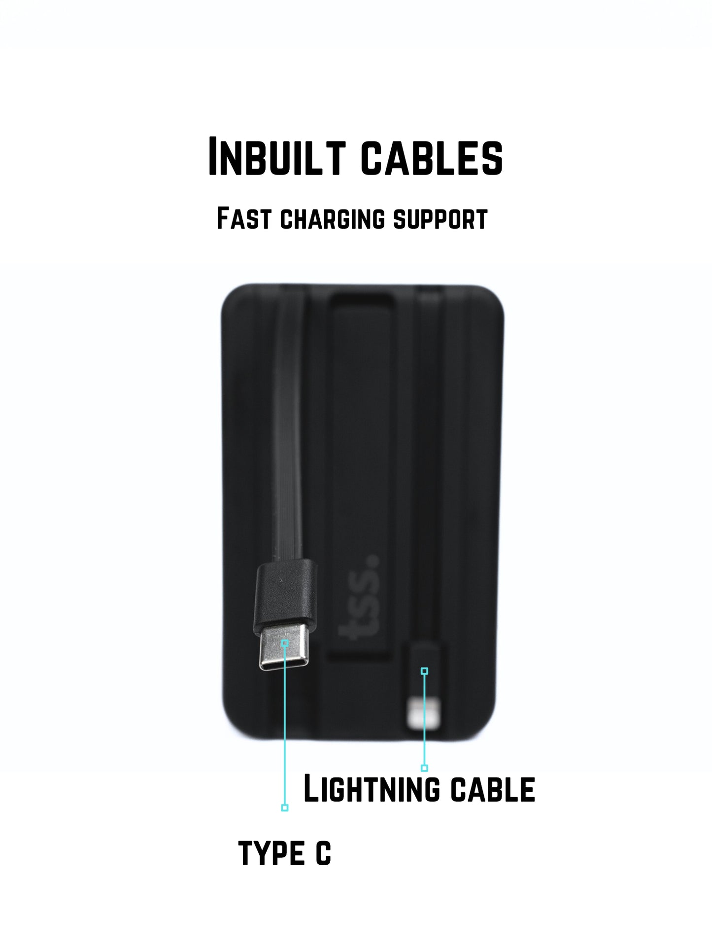 Mag Master Power Bank - Mag Safe 10000mAH with Stand - Black