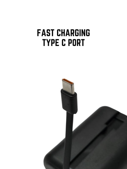 Nano Pulse Power Bank - Portable 10000 Mah - Black