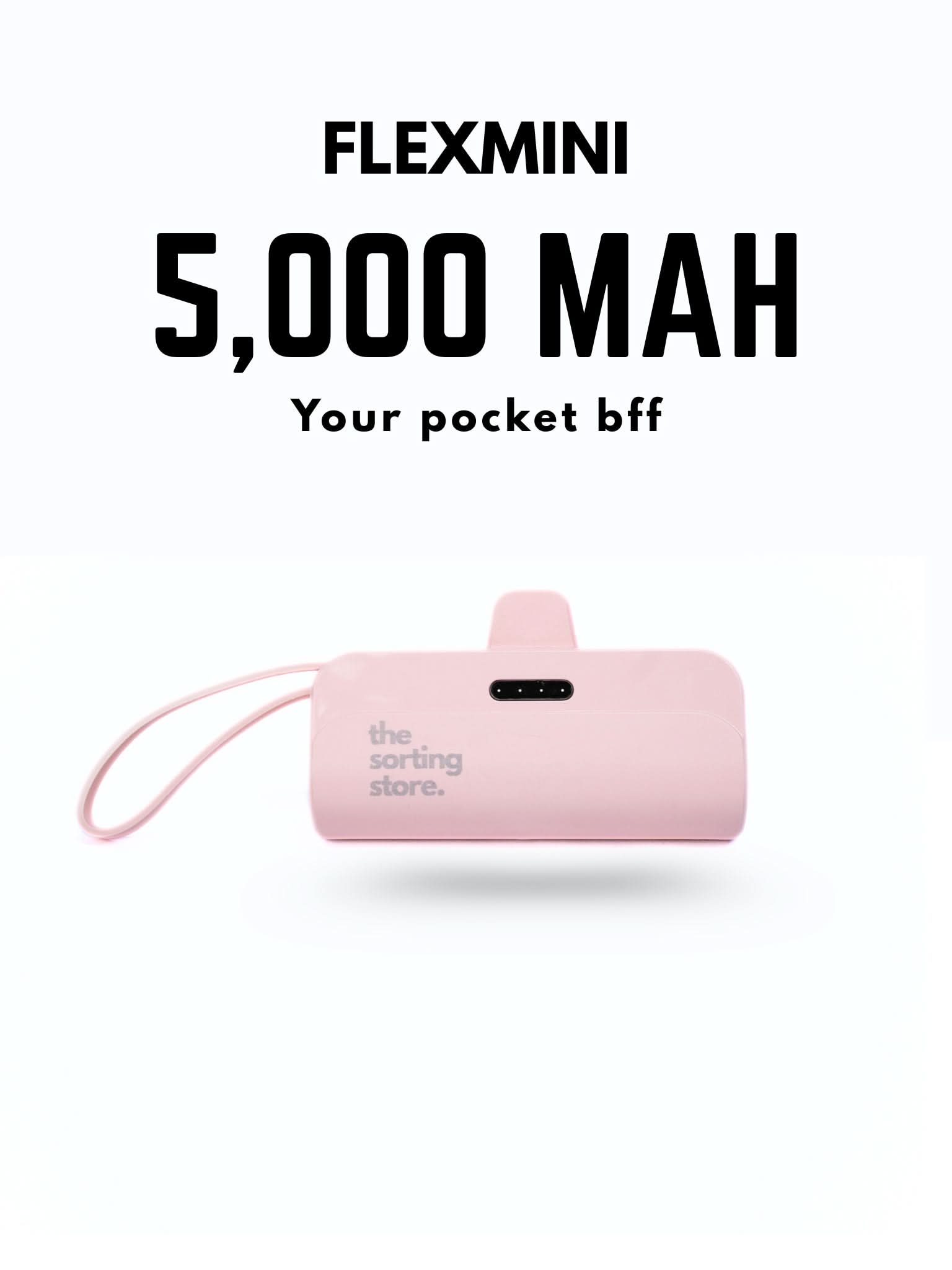 FlexMini Power Bank - Key Chain - 5000 Mah – The Sorting Store