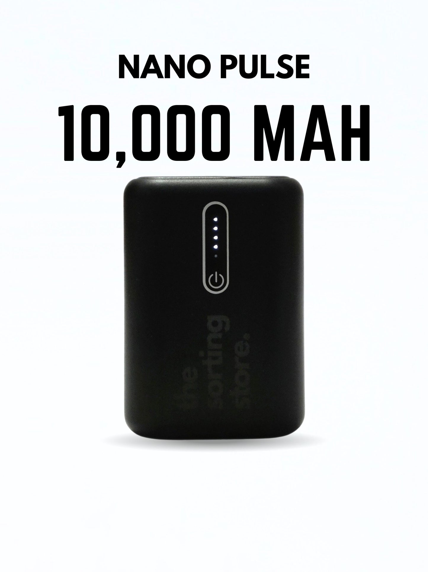 Nano Pulse Power Bank - Portable 10000 Mah - Black