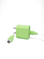 Plug Plush Green Basket Edition Iphone Charger Cover