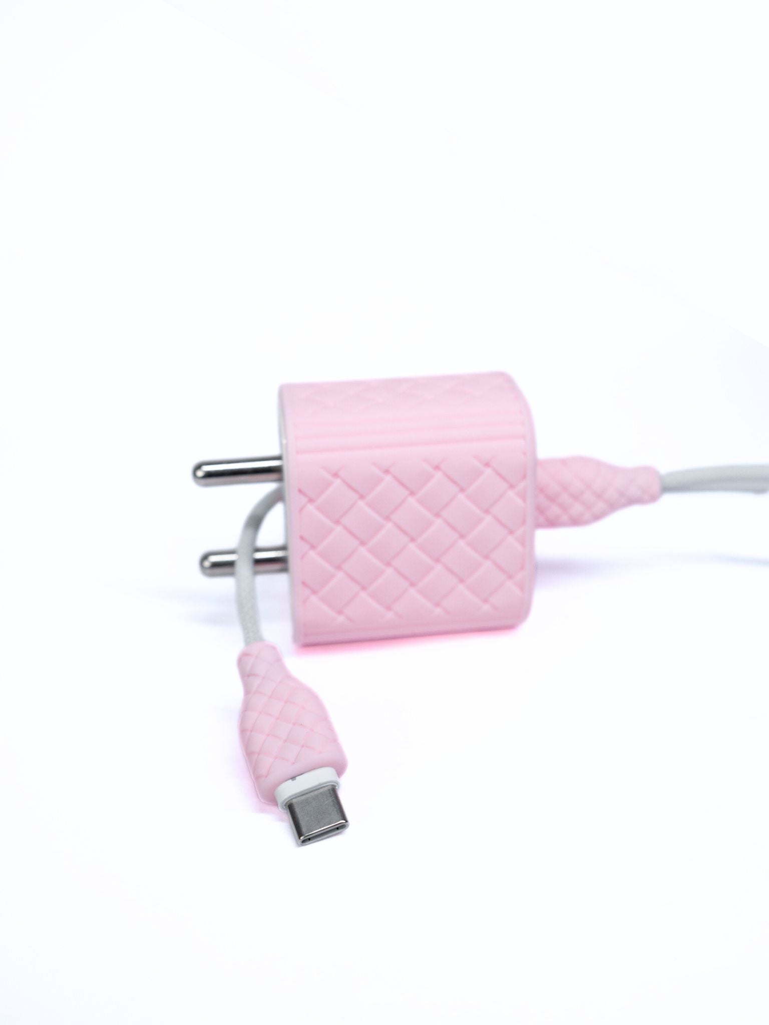 Plug Plush Pink Basket Edition Iphone Charger Cover